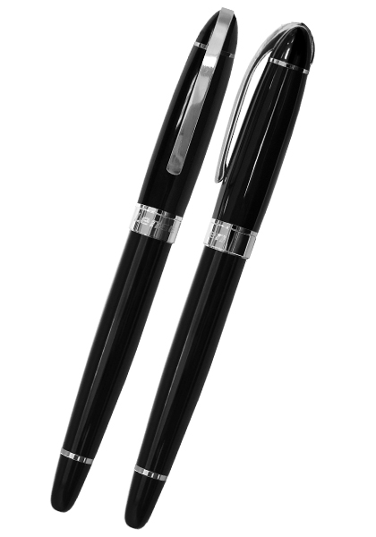 LS-08 典雅黑亮鋼珠筆